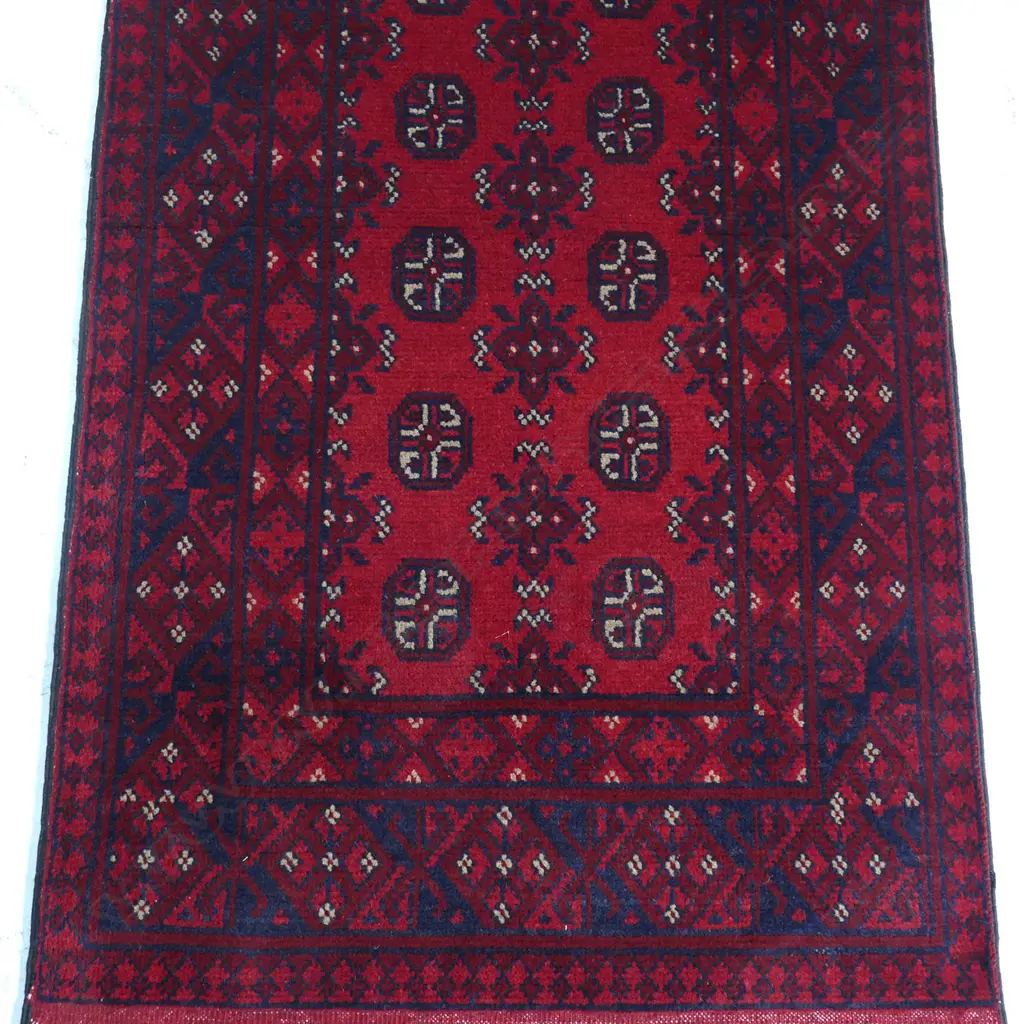 A good hand-knotted Turkman runner, Image 1++