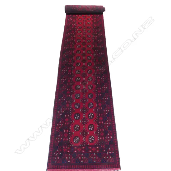 A good hand-knotted Turkman runner,