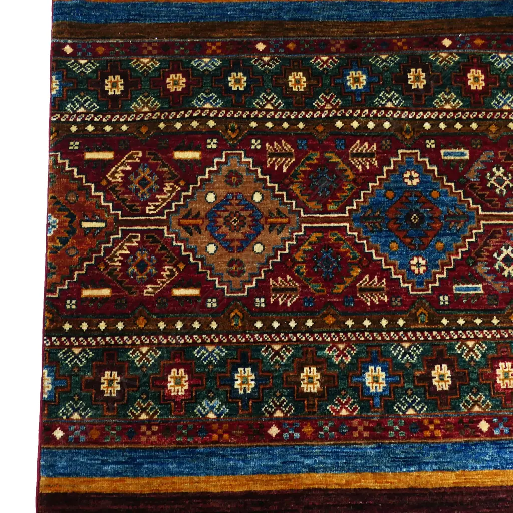 A hand-knotted Khurjen runner, Image 1++
