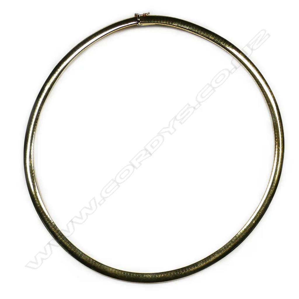 A 14ct gold Italian necklet, Image 1++
