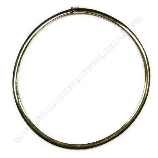 A 14ct gold Italian necklet,