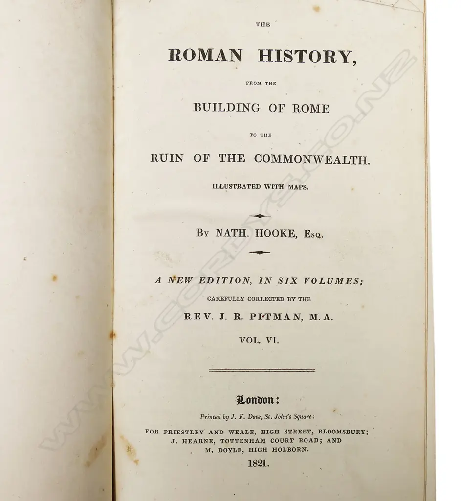 A complete six volume set 'Roman History', Image 1++