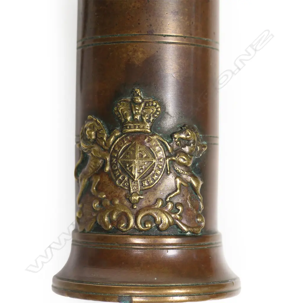 A Victorian King's screw mechanical brass corkscrew, Image 1++