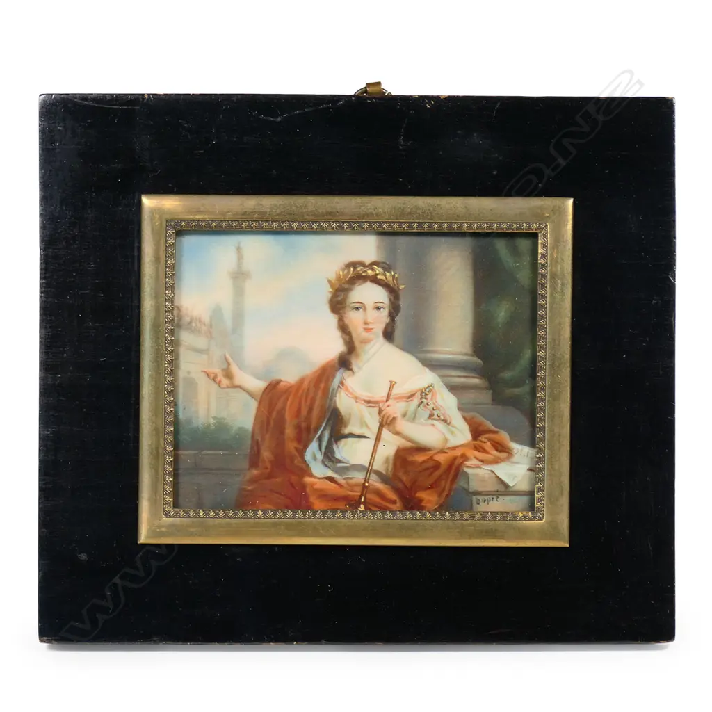 A miniature painting of Clio the Muse of History, Image 1++