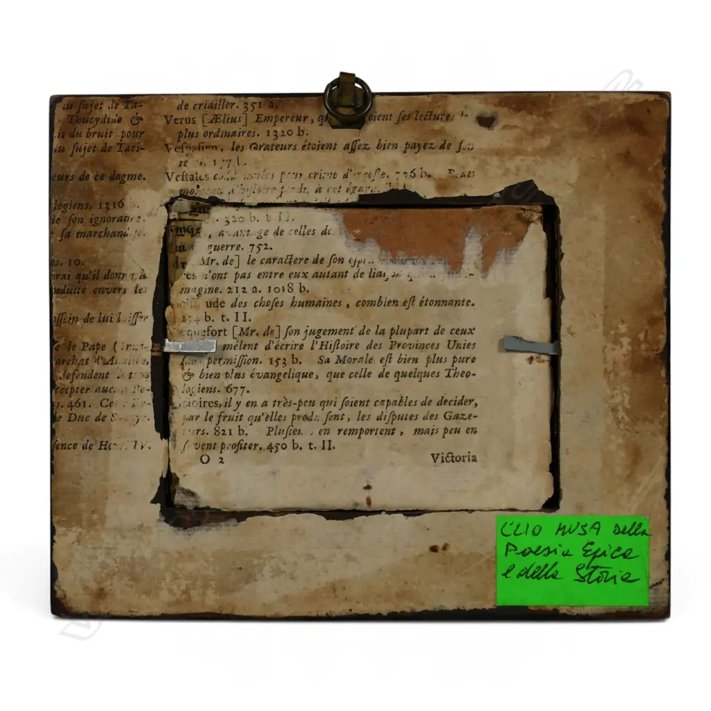 A miniature painting of Clio the Muse of History, Image 1++