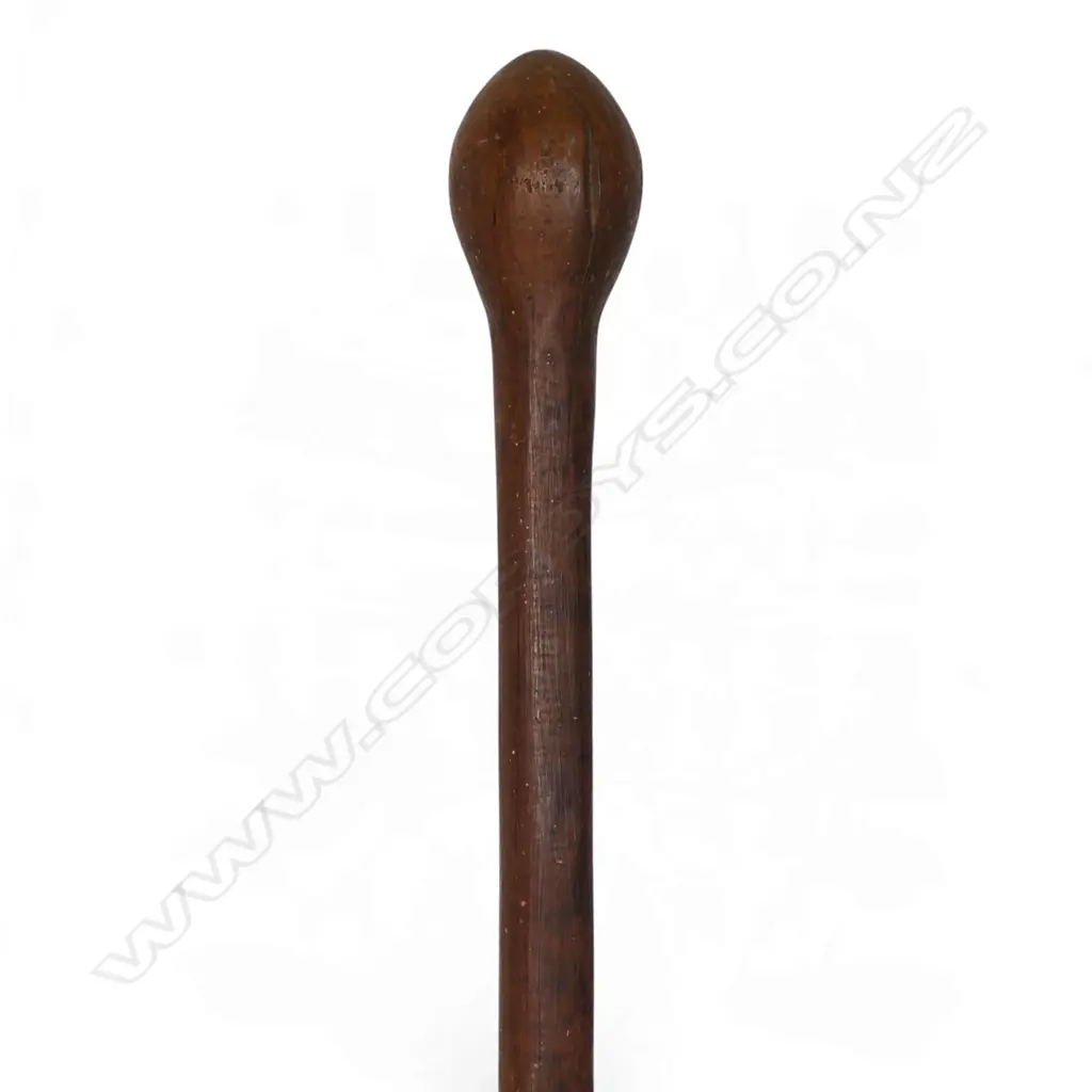 An old pacific long wooden staff, Image 1++