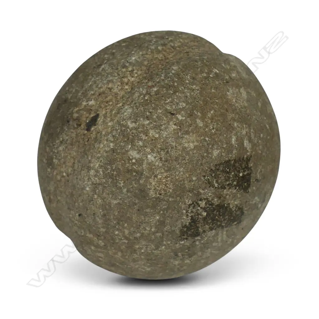 A 19thC or earlier mahe (sinker), Image 1++