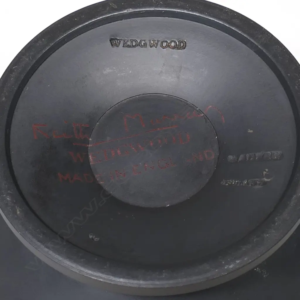 A Wedgwood Keith Murray black basalt bowl, Image 1++