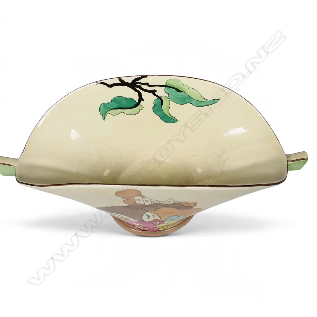 A Clarice Cliff Bizarre daffodil vase, Image 1++
