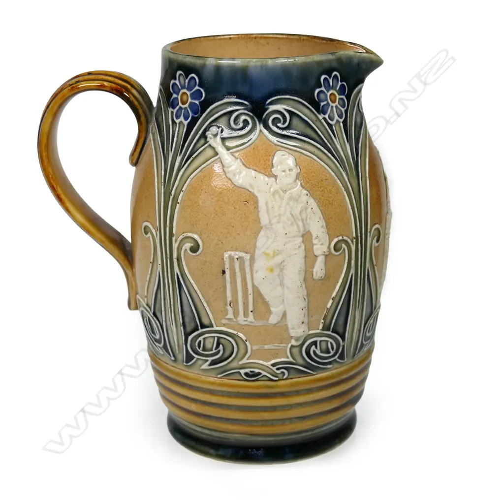 A rare Art Nouveau Doulton Lambeth jug, Image 1++