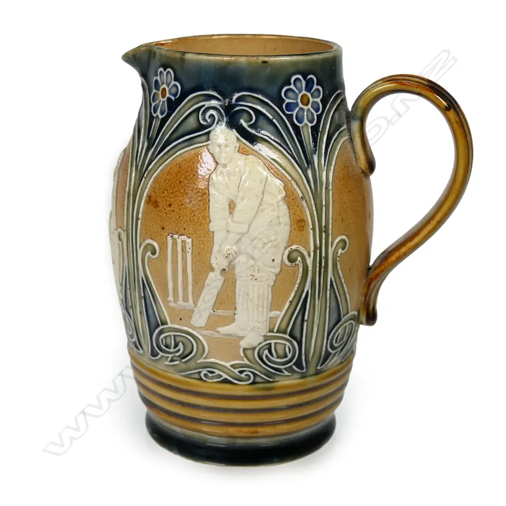A rare Art Nouveau Doulton Lambeth jug, Image 1++