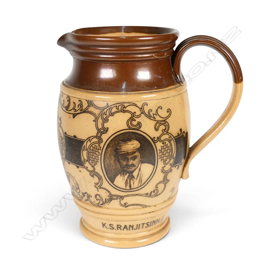 A Victorian Doulton Lambeth portrait jug, Image 1++