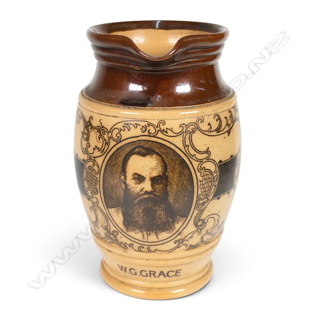A Victorian Doulton Lambeth portrait jug, Image 1++