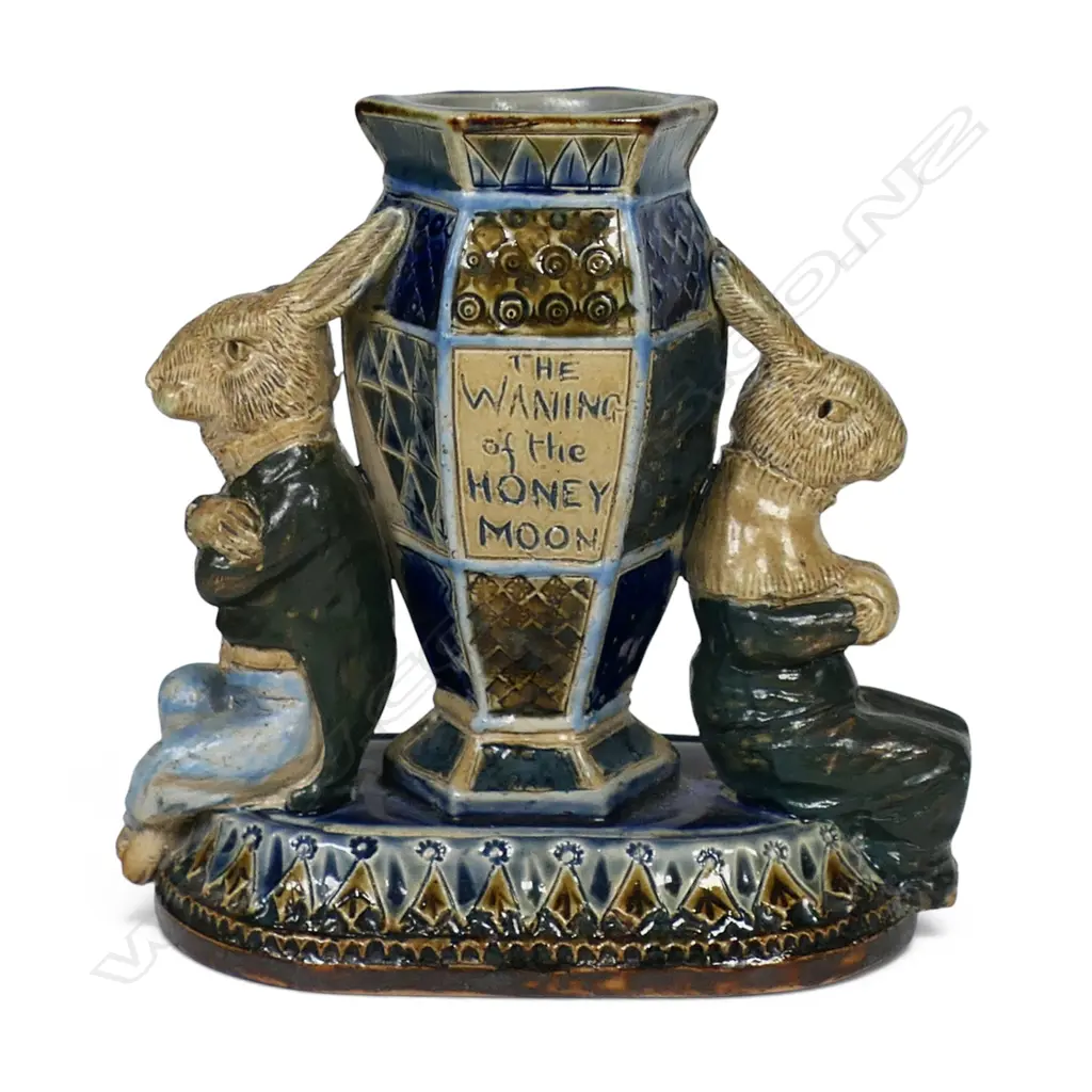 A Victorian Doulton Lambeth figure group, Image 1++