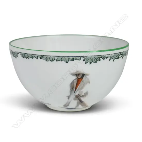 A rare Royal Doulton porcelain 'All Blacks Team' sugar bowl,