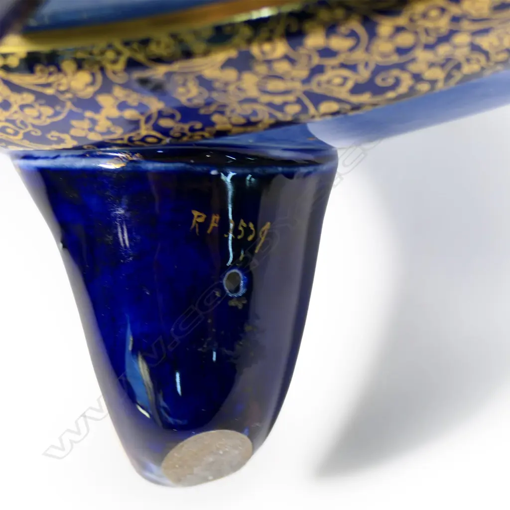 A Royal Doulton Blue Children 'moon flask' vase, Image 1++