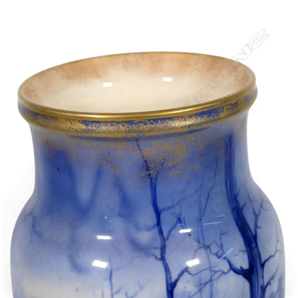 A Royal Doulton tall Blue Children vase, Image 1++