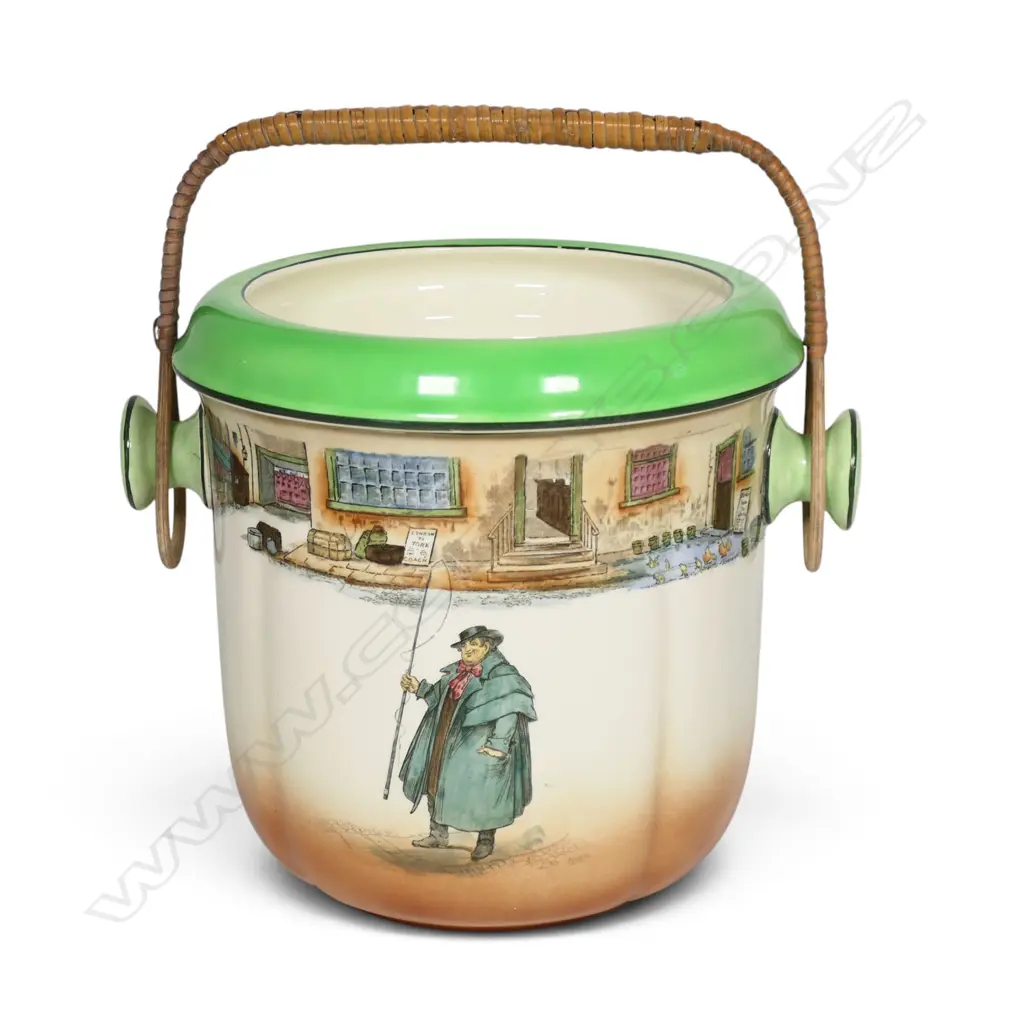 A rare Royal Doulton 'Charles Dickens' series large slop pail, Image 1++