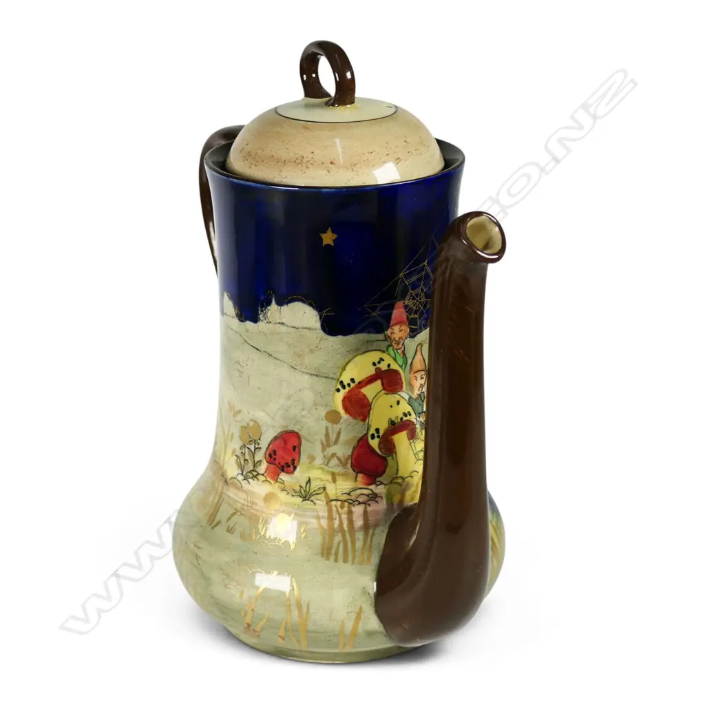 A Royal Doulton Gnomes coffee pot, Image 1++