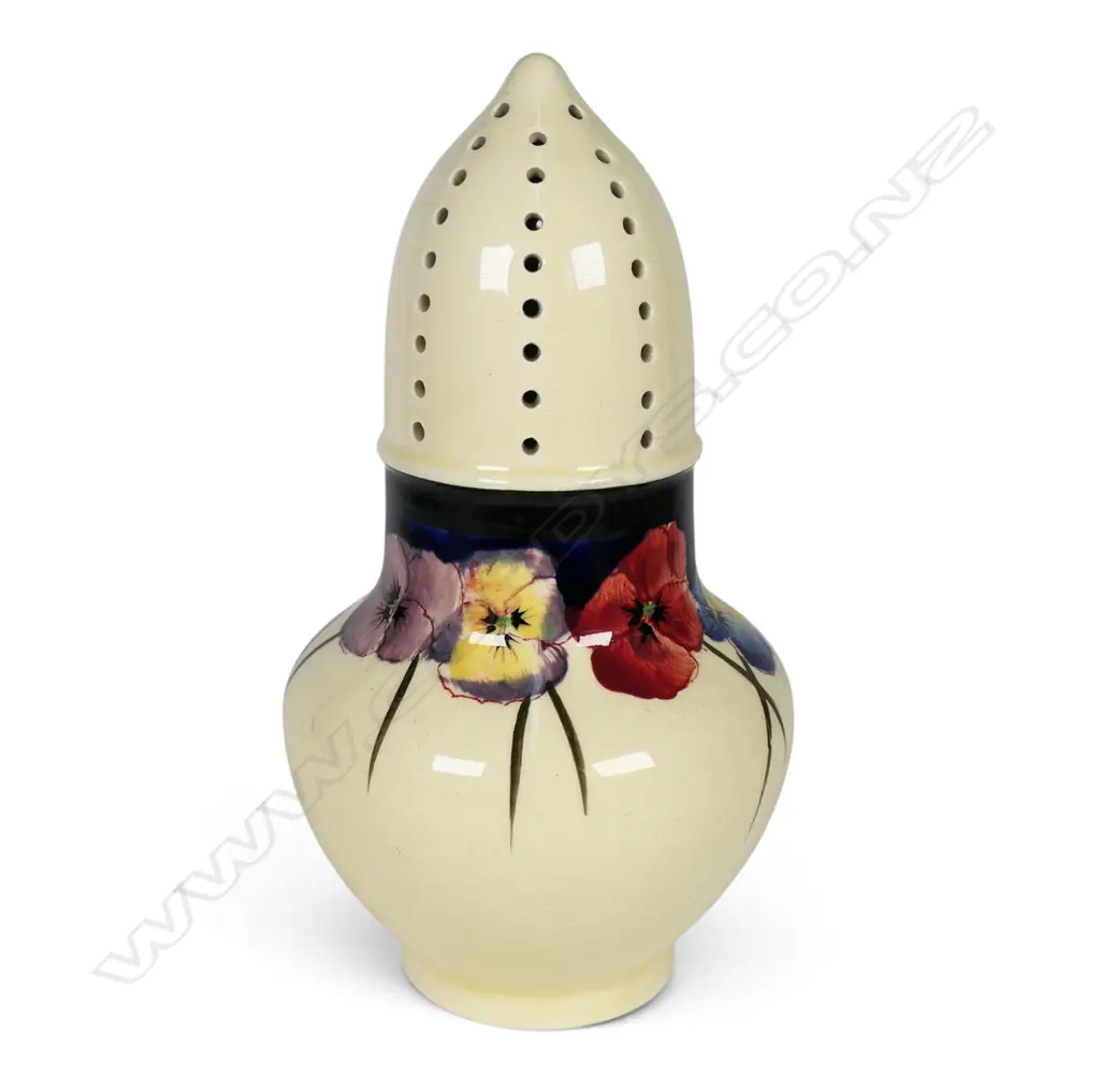 A Royal Doulton Pansy sugar sifter, Image 1++