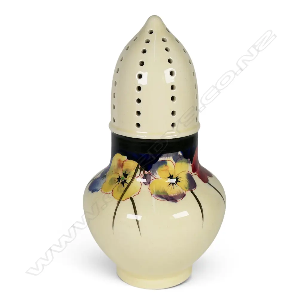 A Royal Doulton Pansy sugar sifter, Image 1++