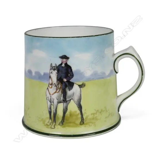 A rare Royal Doulton Coaching mug,