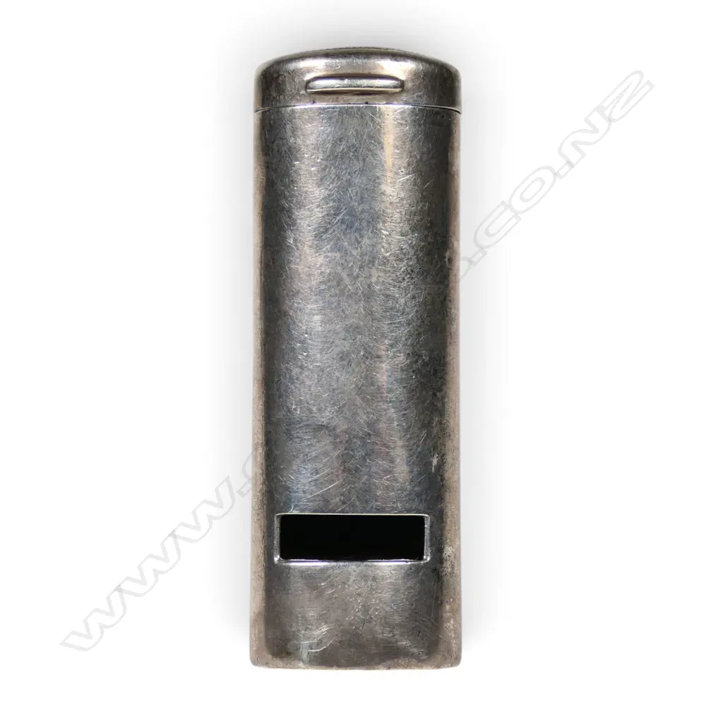 A rare Victorian silver combination vesta whistle, Image 1++