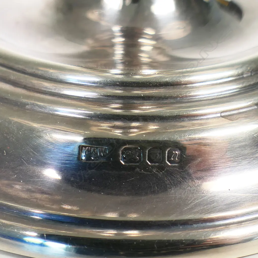 A silver baluster table candelabra, Image 1++