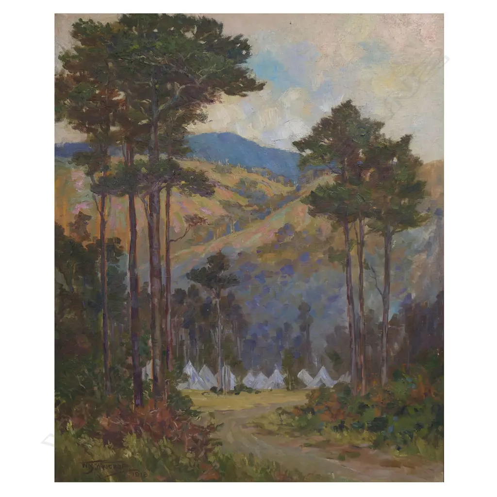 William Simon Wauchop (1889-1971) 'Heretaunga Soldiers Camp', Image 1++