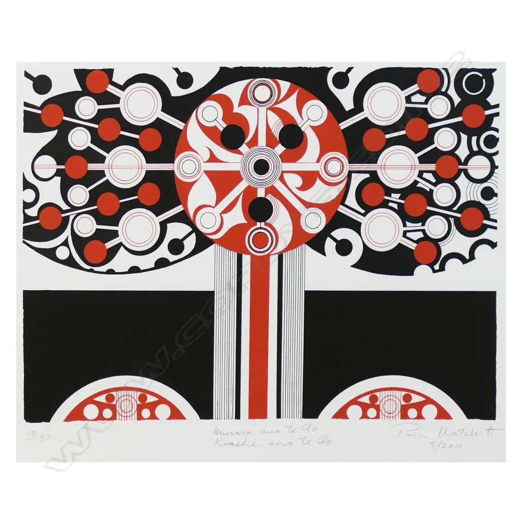 Para Matchitt (1933-2021) 'Murara ana te Ao, Kure he ana Te Ao', Image 1++