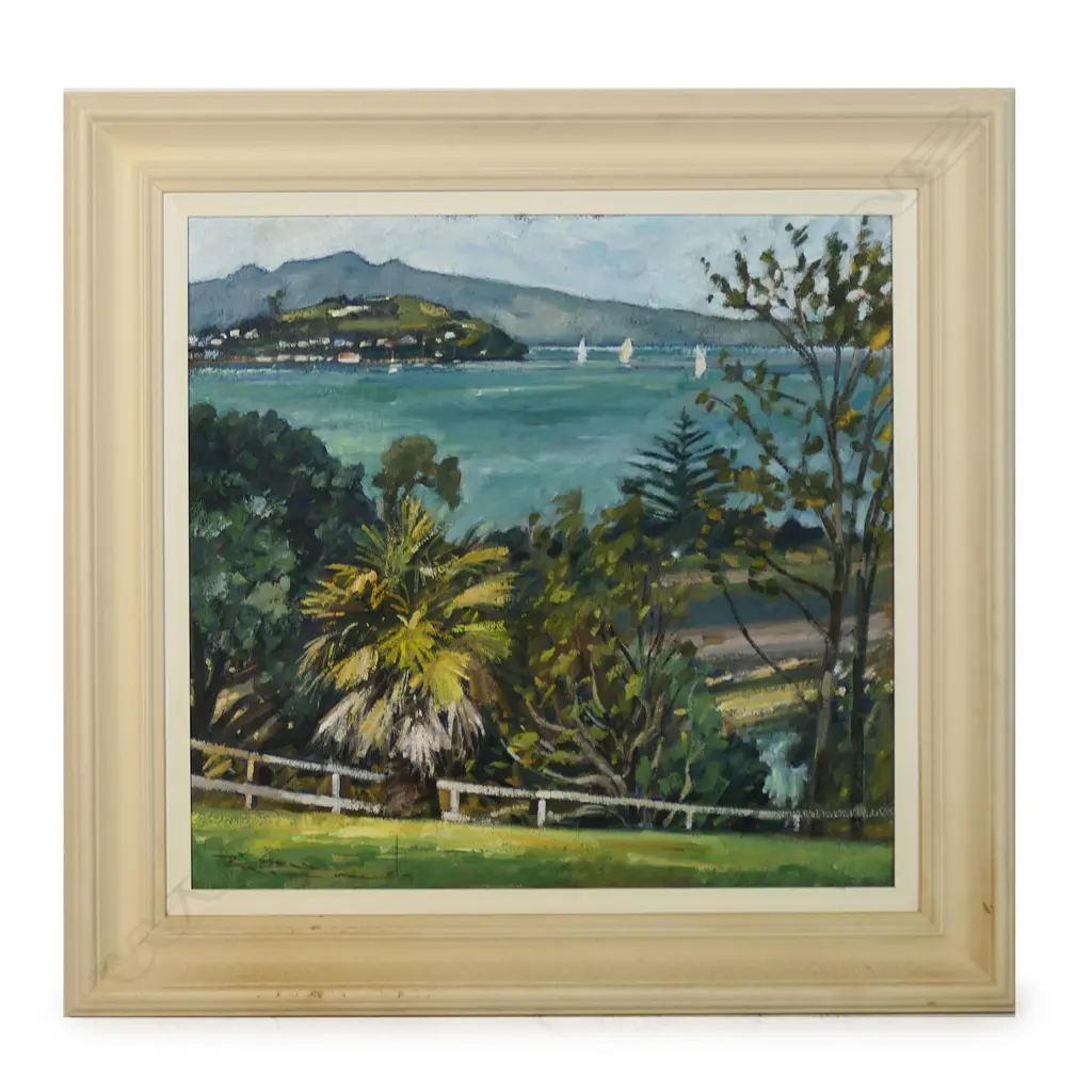 Russell Hollings (NZ 1948-) 'North Head and Rangitoto', Image 1++