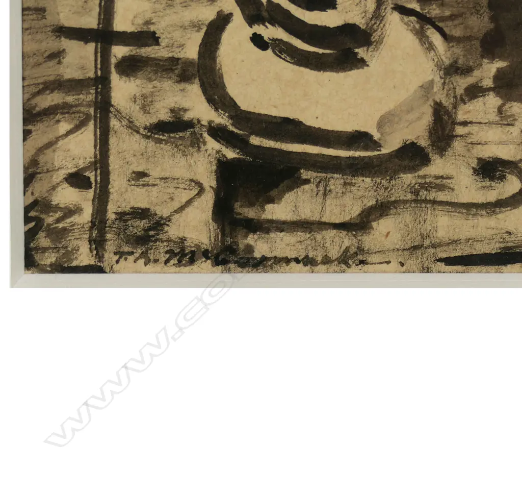 Thomas Arthur McCormack (1883-1973)- Still life with vase, Image 1++