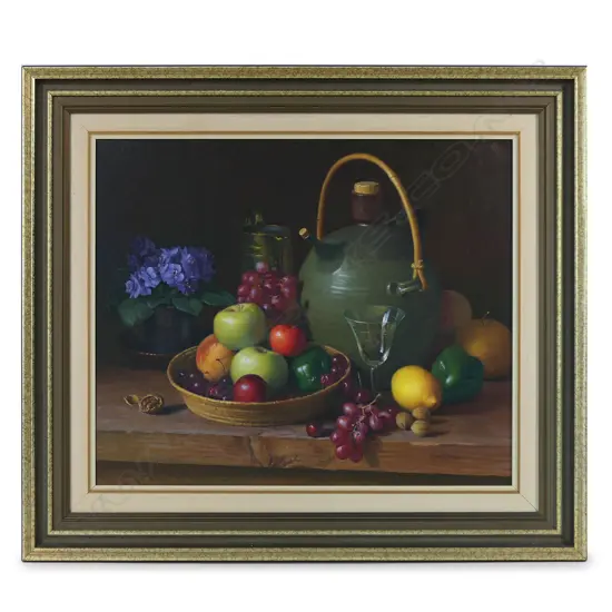 Ion Brown (NZ 1942-) - Untitled (Still life with fruit),