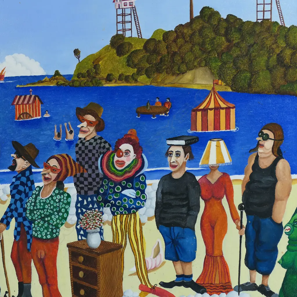 Michael Morgan (NZ 1952-2024) 'The Courts in Session', Image 1++