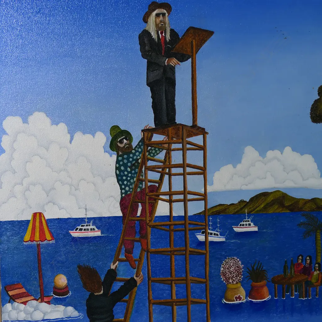 Michael Morgan (NZ 1952-2024) 'The Courts in Session', Image 1++