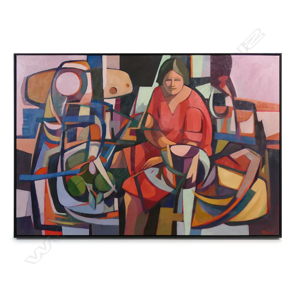 Paolo Canetti (Italy/NZ 1940-) 'Interno con figura', Image 1++
