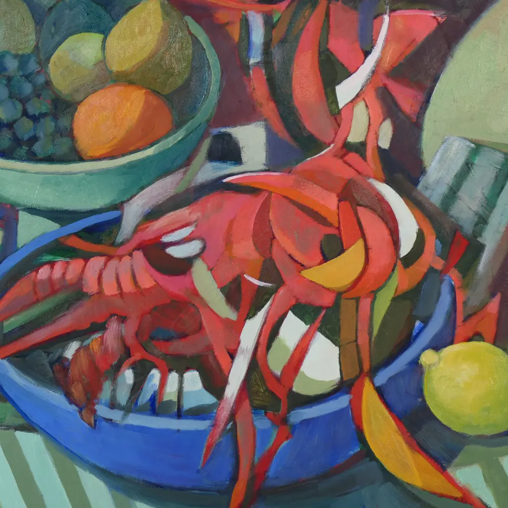 Paolo Canetti (Italy/NZ 1940-) 'Tavolo con aragosta’, Image 1++
