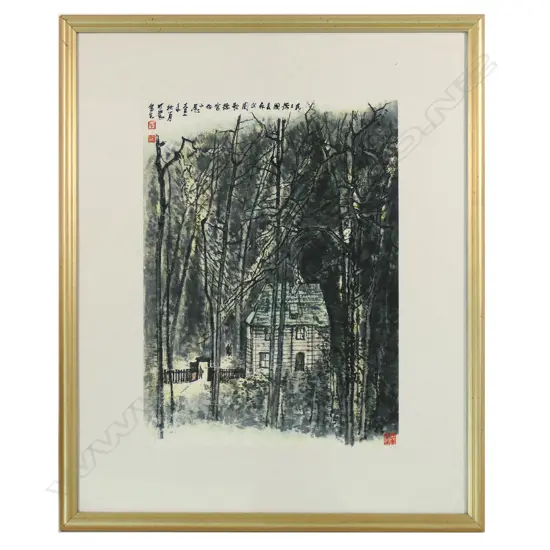 Li Keran 'Goethe's Writing Cabin' (1957),