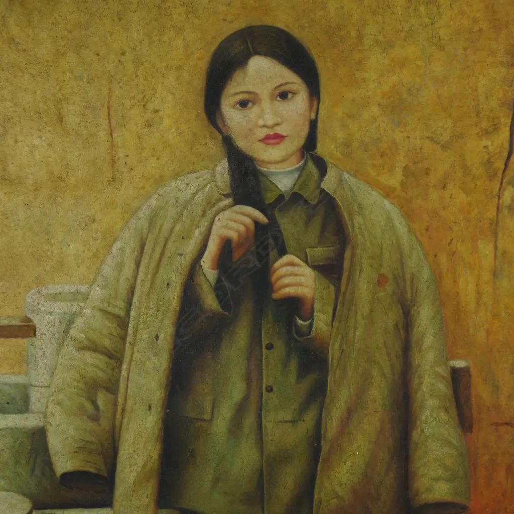 Attributed/after Jin Shangyi - Untitled Young Revolution Woman, Image 1++