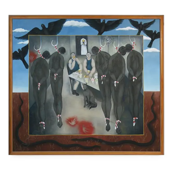 Margot Hutcheson (UK/Aus/Spain 1952-) 'Celebration Of A Nation',