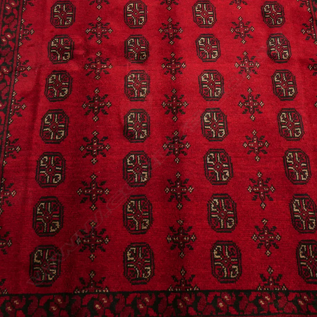 A good hand knotted Turkman rug, Image 1++
