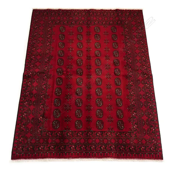 A good hand knotted Turkman rug,