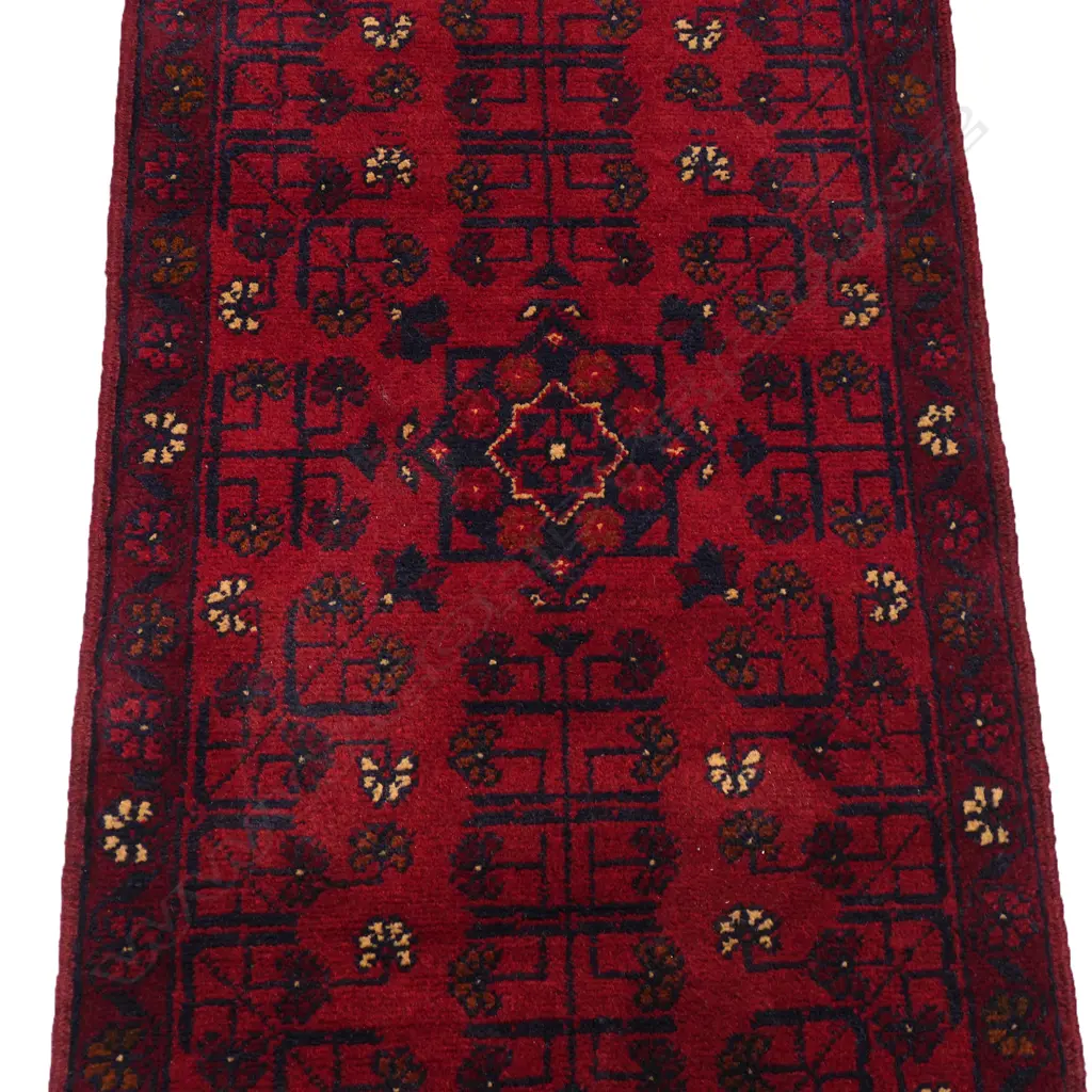 A small hand knotted Andkhoy runner, Image 1++