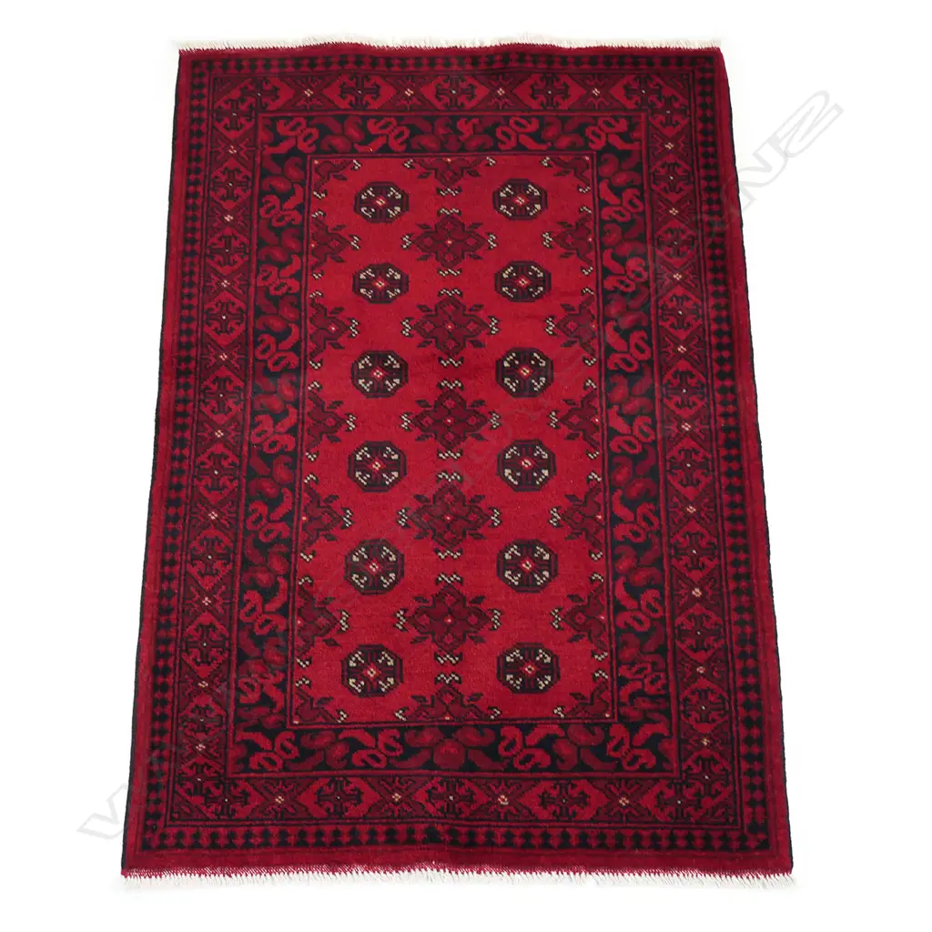 A small hand knotted Turkman rug, Image 1++