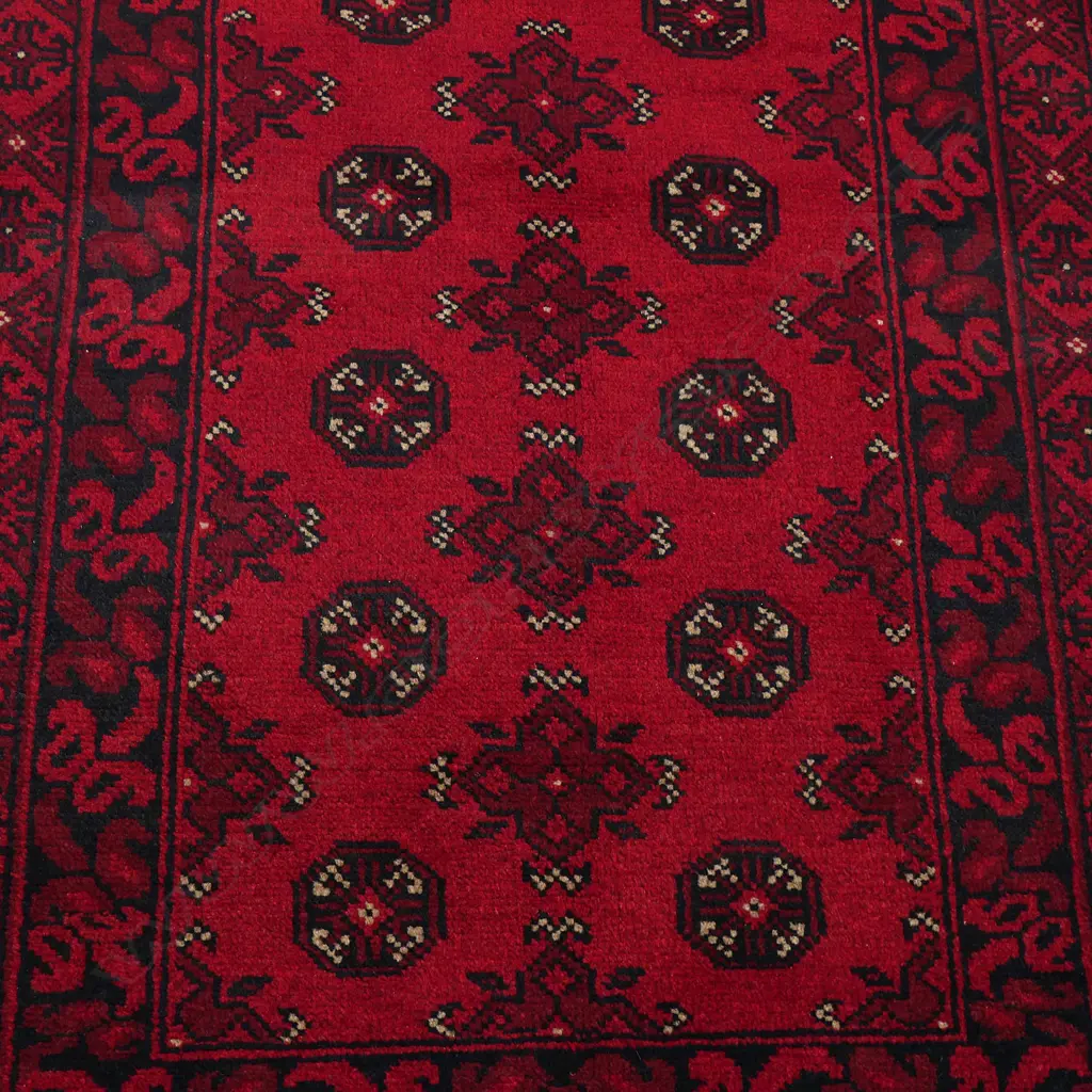 A small hand knotted Turkman rug, Image 1++