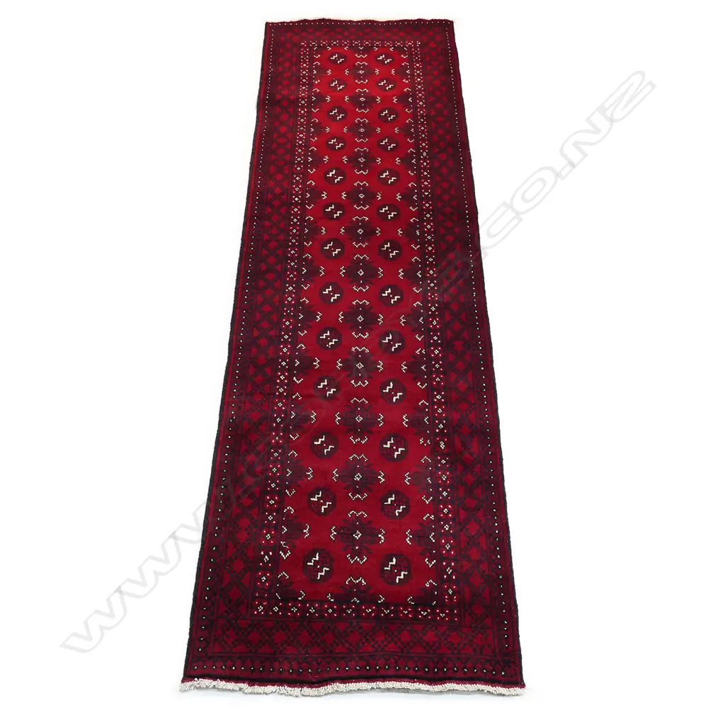A hand knotted Turkman runner, Image 1++