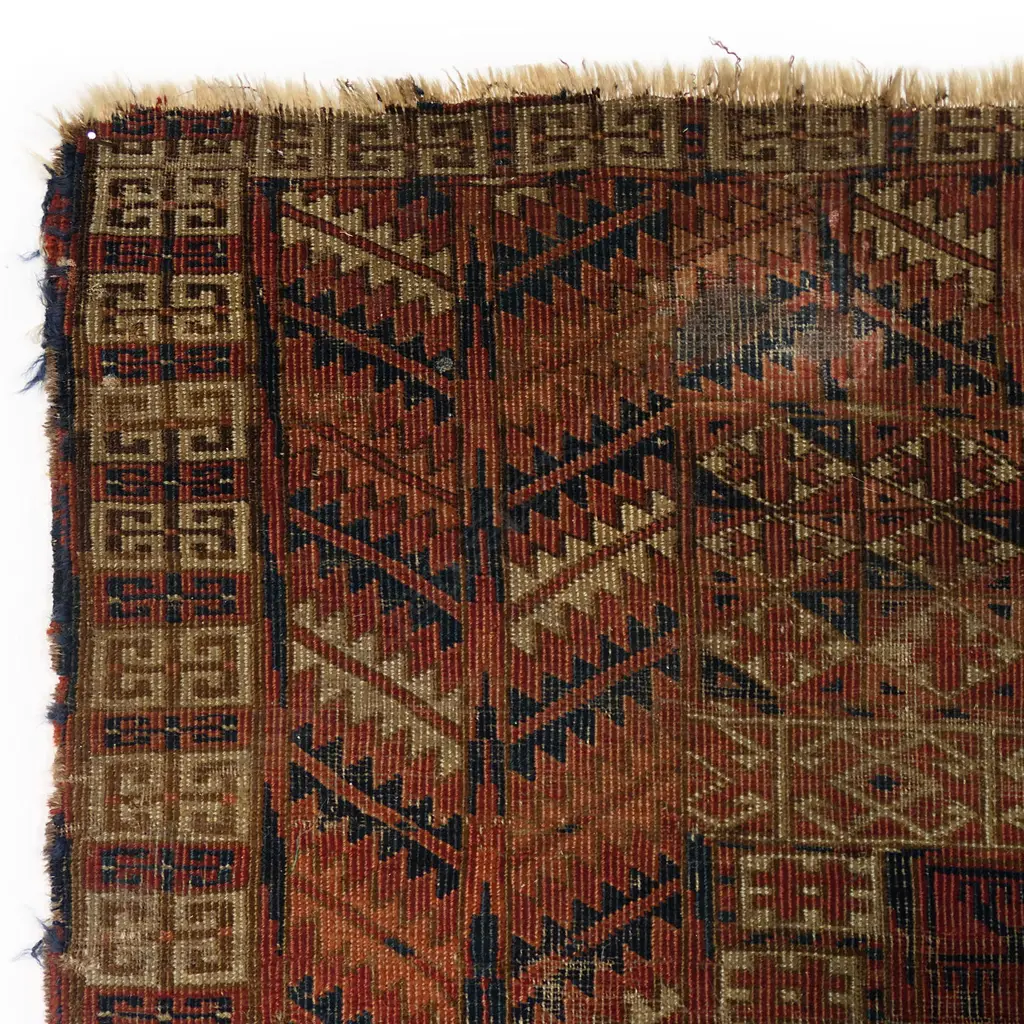 A 19thC hand knotted Engsi rug, Image 1++