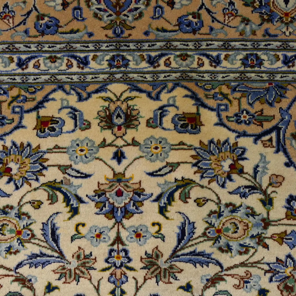 A fine hand-knotted Kashan carpet, Image 1++