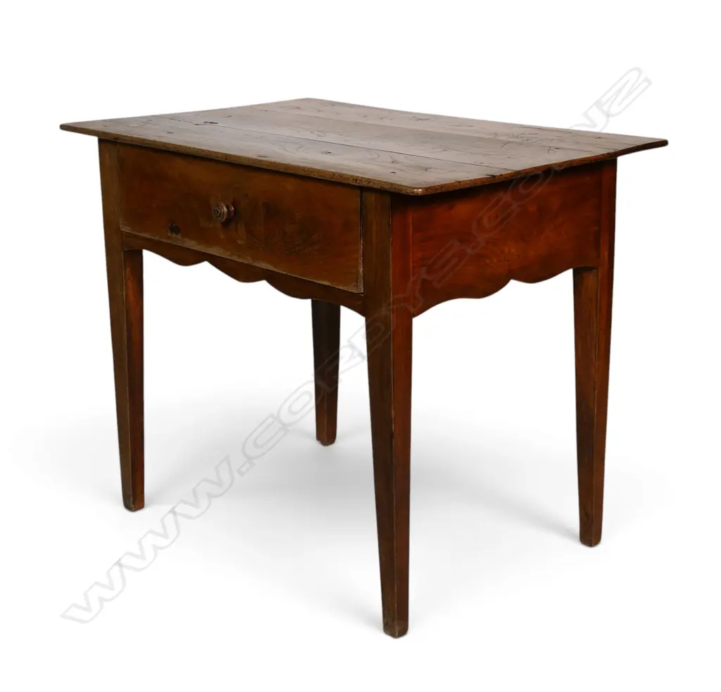 A 19thC oak side table, Image 1++