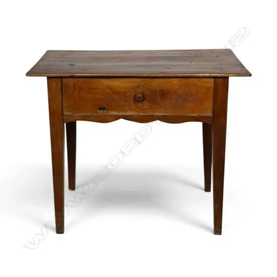 A 19thC oak side table,